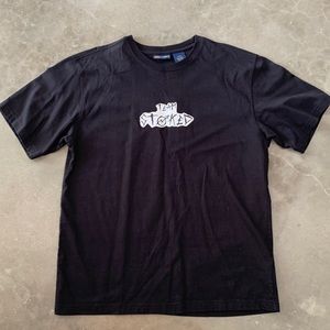 Black t shirt Team Stoked